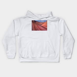 Detail Of The Wave A Navajo Sandstone Formation In Paria Canyon Vermilion Cliffs Wilderness Kids Hoodie